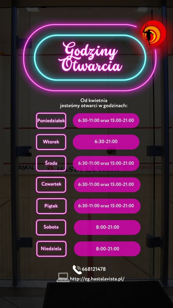 Pink Opening Hours For A Beauty Salon in Neon Shades Your Story (2)